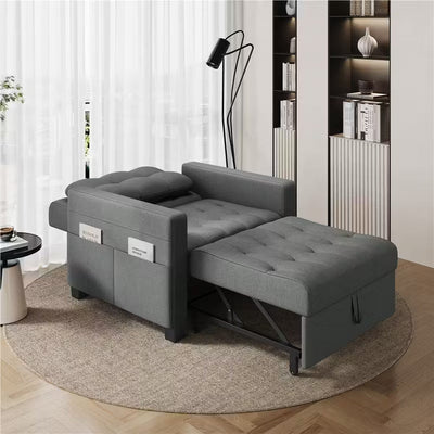 Costoffs Sofá Cama Plegable 2 en 1 con Sillón Extensible
