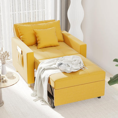 Costoffs Sofá Cama Plegable 2 en 1 con Sillón Extensible