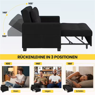 Costoffs Sofá Cama Plegable 2 en 1 con Sillón Extensible