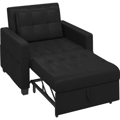 Costoffs Sofá Cama Plegable 2 en 1 con Sillón Extensible