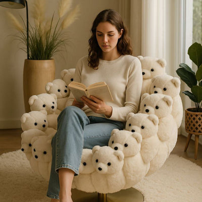 Muebles de salón chaise de créateur personnalité créative Art poupée