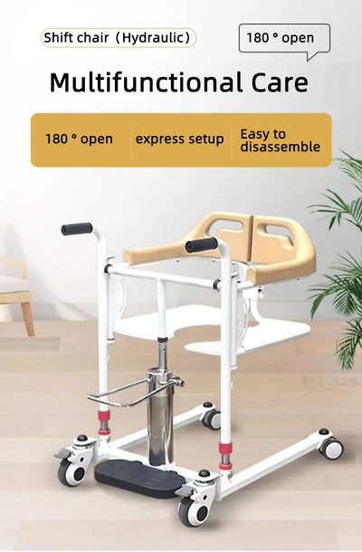 Chaise de changement de vitesse hydraulique, élévateur de transfert pour patient