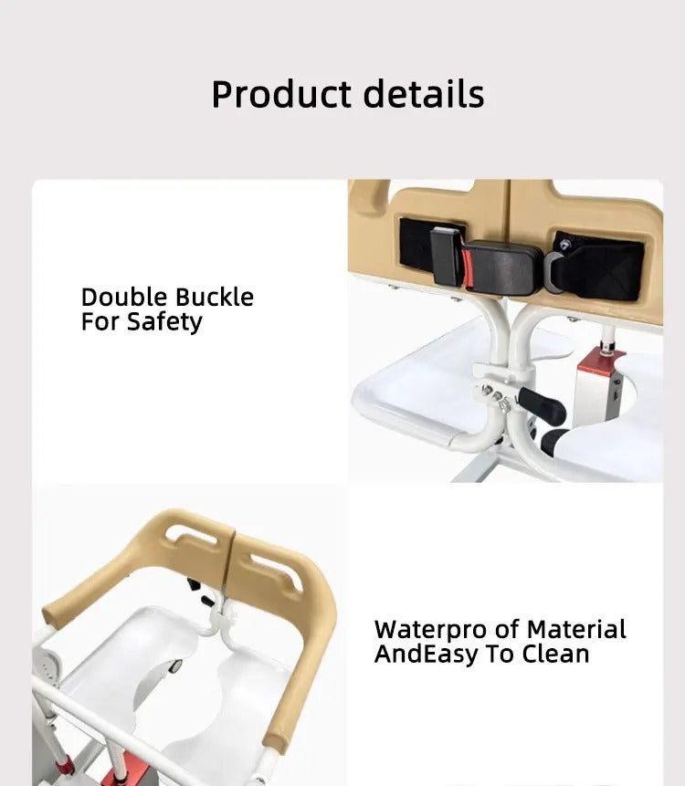 Chaise de changement de vitesse hydraulique, élévateur de transfert pour patient