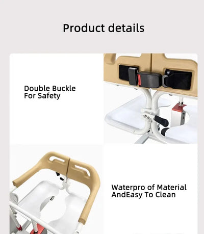 Chaise de changement de vitesse hydraulique, élévateur de transfert pour patient