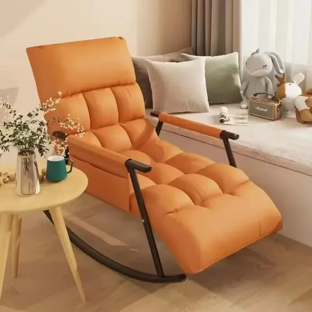 Cadeira de Baloiço Estofada Relax, Cadeira de Lazer Moderna