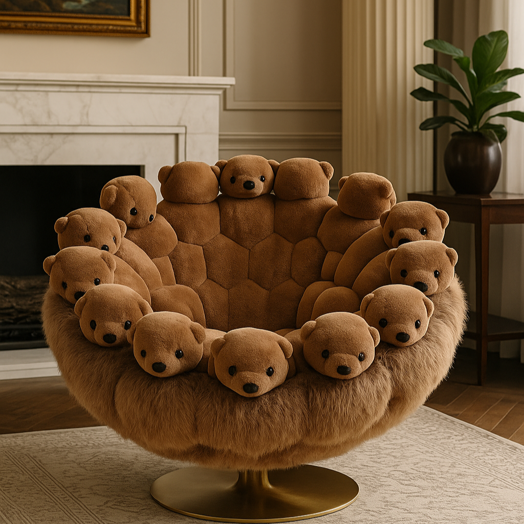 Muebles de salón chaise de créateur personnalité créative Art poupée
